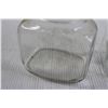 Image 3 : (2) Glass Canister Jars