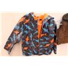 Image 2 : Kids Rain Jacket & Leather Bomber Vest - Size 5T
