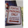 Image 4 : (2) Pen and Ink Prints, NHL Poster, Pontiac Parking Sign, Misc.