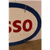Image 3 : * Oval Porcelain Esso Dealer Sign - 36" x 50"