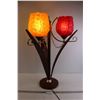 Image 1 : * Spaghetti Acrylic MCM Floral Lamp - Works, 31" High