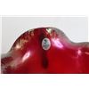 Image 3 : Fenton Amberina Double Dolphins Red Stretch Glass - Chip