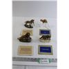 Image 1 : (2) Wildlife Preservation Trust International Sculpture Collection Pieces, (2) The Franklin Mint Ani