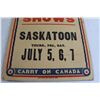 Image 3 : Carry On Canada Crescent Shows Ad - 13 3/4" x 22"