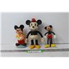 Image 1 : (3) Vintage Disney Mickey Mouse Figurines
