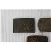 Image 3 : (3) Metal Belt Buckles