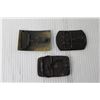 Image 5 : (3) Metal Belt Buckles