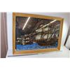 Image 1 : Naves Bellica Hollandicae - Framed Mirror of Sail Boats (35" x 25")