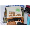 Image 2 : Model Railroad Magazine & Book - Peco HO Track - Train Accessories - (4) Small Die Cast Cars