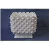 Image 3 : Hobnail Milk Glass Vase/Dish - Milk Glass Dish