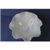 Image 2 : Large Fenton - Ruffled Milk Glass Hobnail Dish
