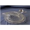 Image 4 : Glass Duck in Nest Butter Dish (slight chipping around dish edge)