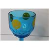 Image 2 : Blue Glass Happy Face Glass