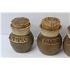Image 3 : (5) Studio Pottery Spice Jars