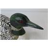 Image 3 : Hand Carved Painted Loon (17" long)