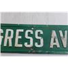 Image 3 : Progress Ave. W. Sign - 6" x 30"