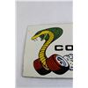 Image 2 : Porcelain Cobra Jet Flanged Sign - 16" x 10 1/2" x 2 1/4"