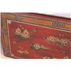 Image 5 : * Large Vintage Oriental-Themed Wooden Storage Trunk - 24" x 63" x 22" High
