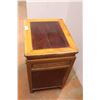 Image 4 : *Wooden Oriental-Themed End Table - 16 1/2" x 20" x 27" High
