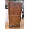 Image 5 : *Wooden Asian-Themed Armoire - 16" x 29" x 63" High, Doors Don't Stay Closed
