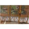 Image 2 : *(3x Bid Price) (3) Oriental-Themed Bamboo Panels - 16" x 72" - (1) has Some Damage