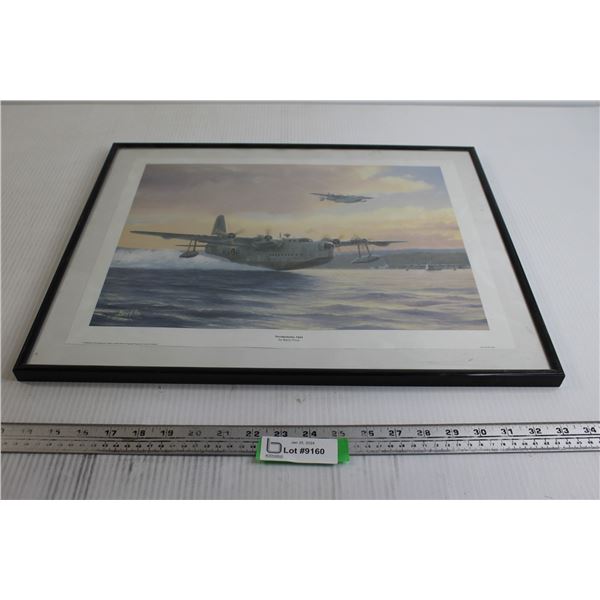 Sunderlands 1944 by Barry Price Framed Print - 20  x 16 