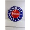 Image 1 : Studebaker Authorized Service Sign - 23 1/4"