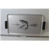 Image 1 : Vintage Aluminum Tray w/Fish Design