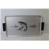 Image 4 : Vintage Aluminum Tray w/Fish Design
