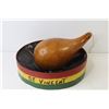 Image 5 : Vintage Dried Gourd Rattle, Caribbean Steel Drum