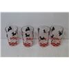 Image 3 : Set of 4 Vintage Scottie Dog Glasses