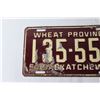 Image 2 : Vintage 1954 Saskatchewan License Plate