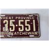 Image 3 : Vintage 1954 Saskatchewan License Plate