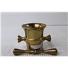 Image 4 : Solid Brass Mortar and Pestle