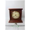 Image 1 : Gilbert Antique Mantle Clock with Key