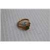 Image 2 : ^ Jade 14kt Gold Plated Ring
