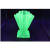 Image 1 : Satin Uranium Glass Art Deco Vase