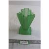Image 2 : Satin Uranium Glass Art Deco Vase