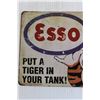 Image 2 : Esso Tiger Sign - 11 3/4" x 8"