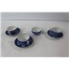 Image 2 : 1950's Child's Blue Mikado Style Dish Set - China