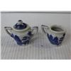 Image 4 : 1950's Child's Blue Mikado Style Dish Set - China
