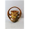 Image 2 : #35-7 Roseville Basket Vase