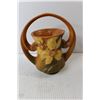 Image 4 : #35-7 Roseville Basket Vase