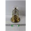 Image 1 : Brass & Glass Domed Anniversary Clock