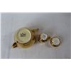 Image 6 : Royal Winton Tea Pot, Cream, & Sugar - Gold Coloured