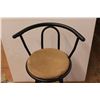 Image 2 : * Metal Bar Stool With Upholstered Seat