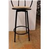 Image 3 : * Metal Bar Stool With Upholstered Seat