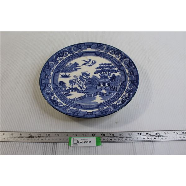 Blue and White Asian-Inspired Plate