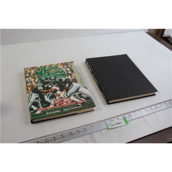 (2) Saskatchewan Roughriders Books