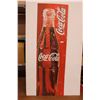 Image 1 : *Coca-Cola Plastic Store Display Sign - 24" x 76", Some Damage